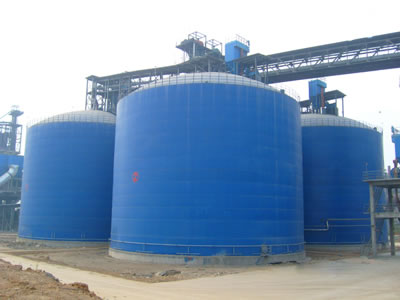 库伦水泥钢板库改造